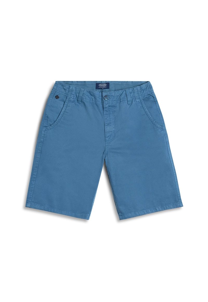 BERMUDA ALGODÓN HOMBRE FEROUCH AZUL 258002S0179 GARMENT DYED F OCEAN - 1