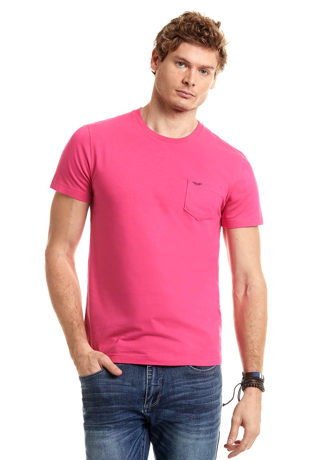 POLERA BÁSICA FUCSIA - 1