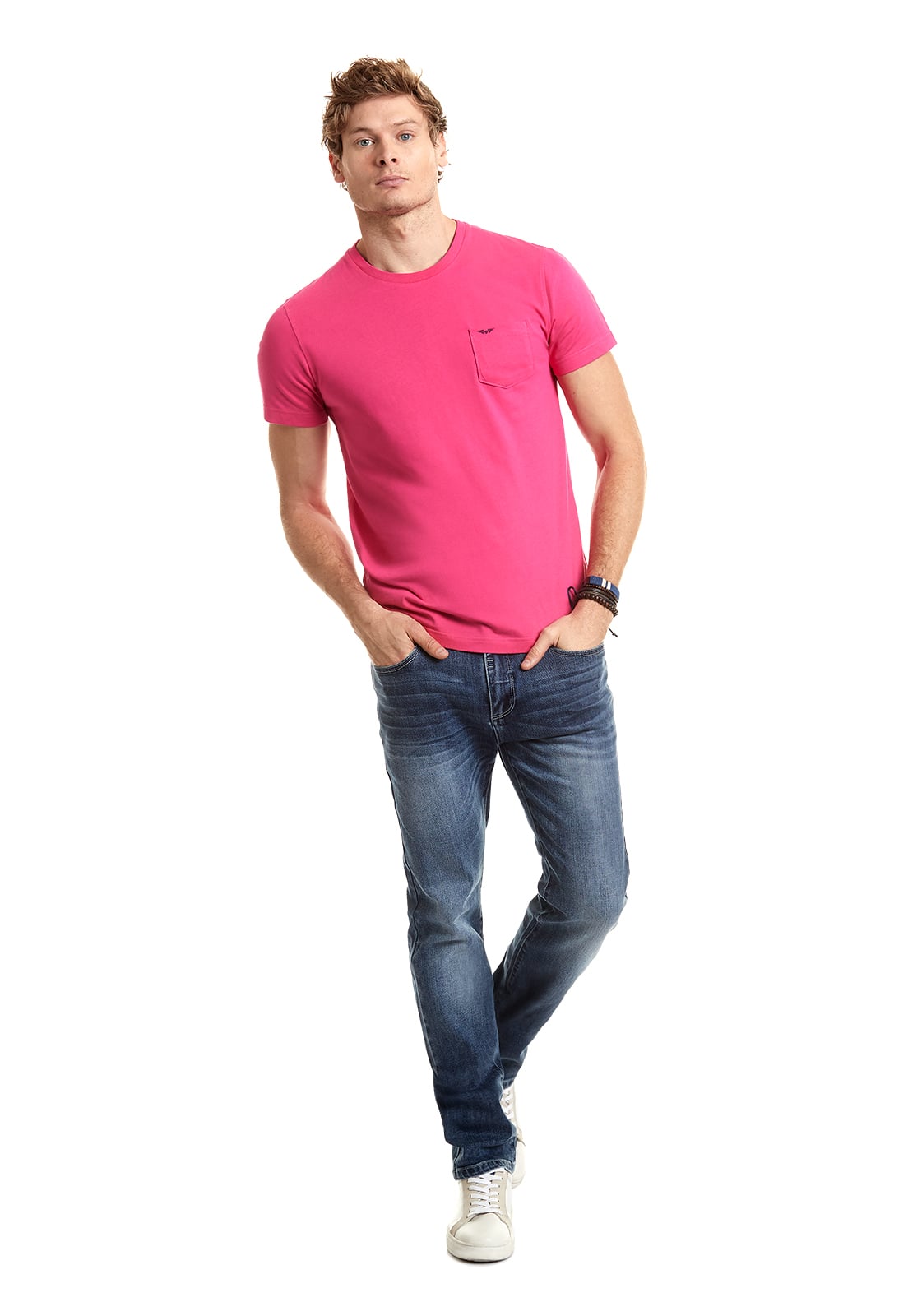 POLERA BÁSICA FUCSIA - 2