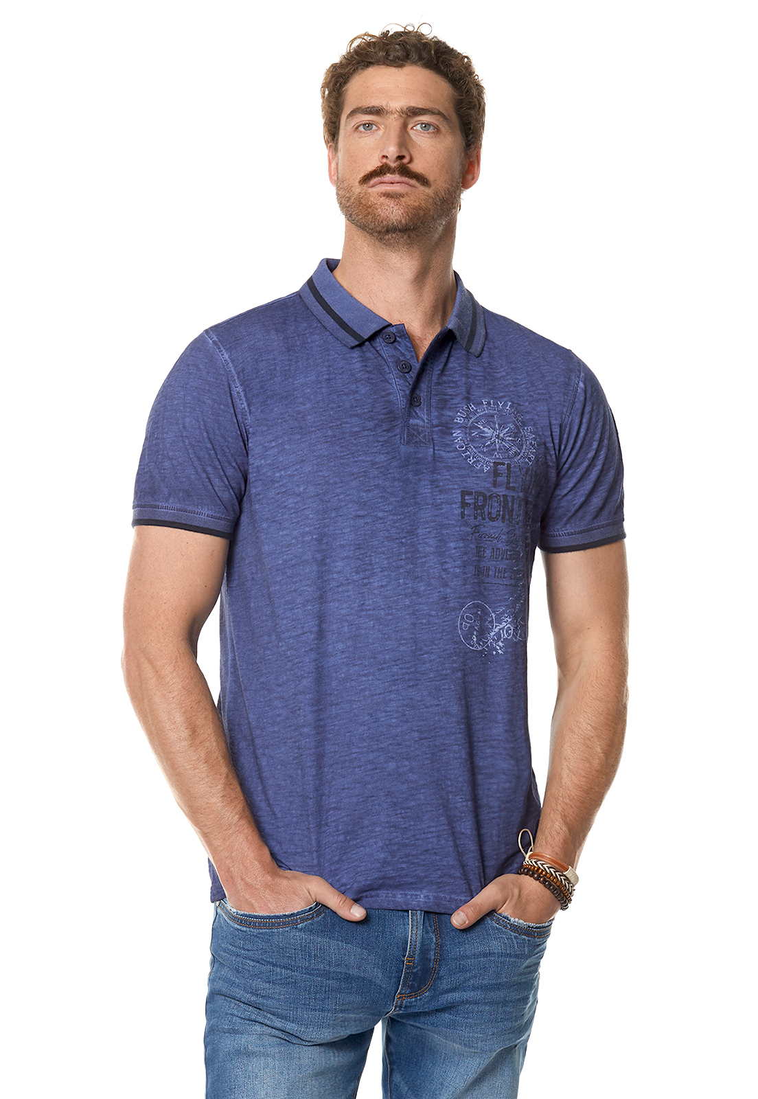 POLERA POLO MONTANA INK BLUE - 1