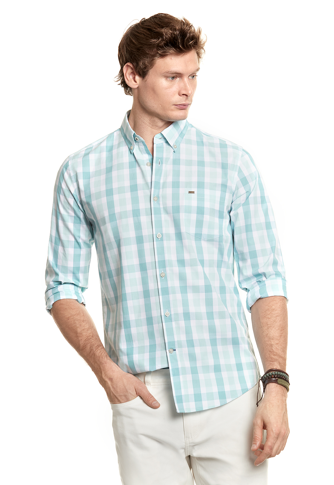 CAMISA CHECKERED CHICAGO FJ RIVER - 1