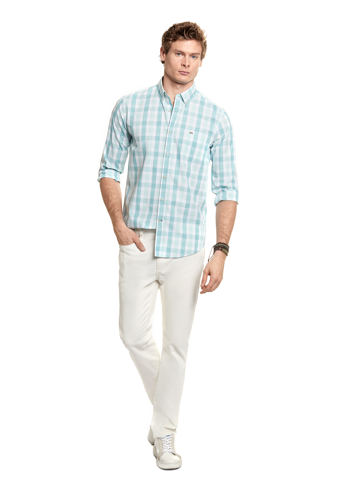 CAMISA CHECKERED CHICAGO FJ RIVER - 2