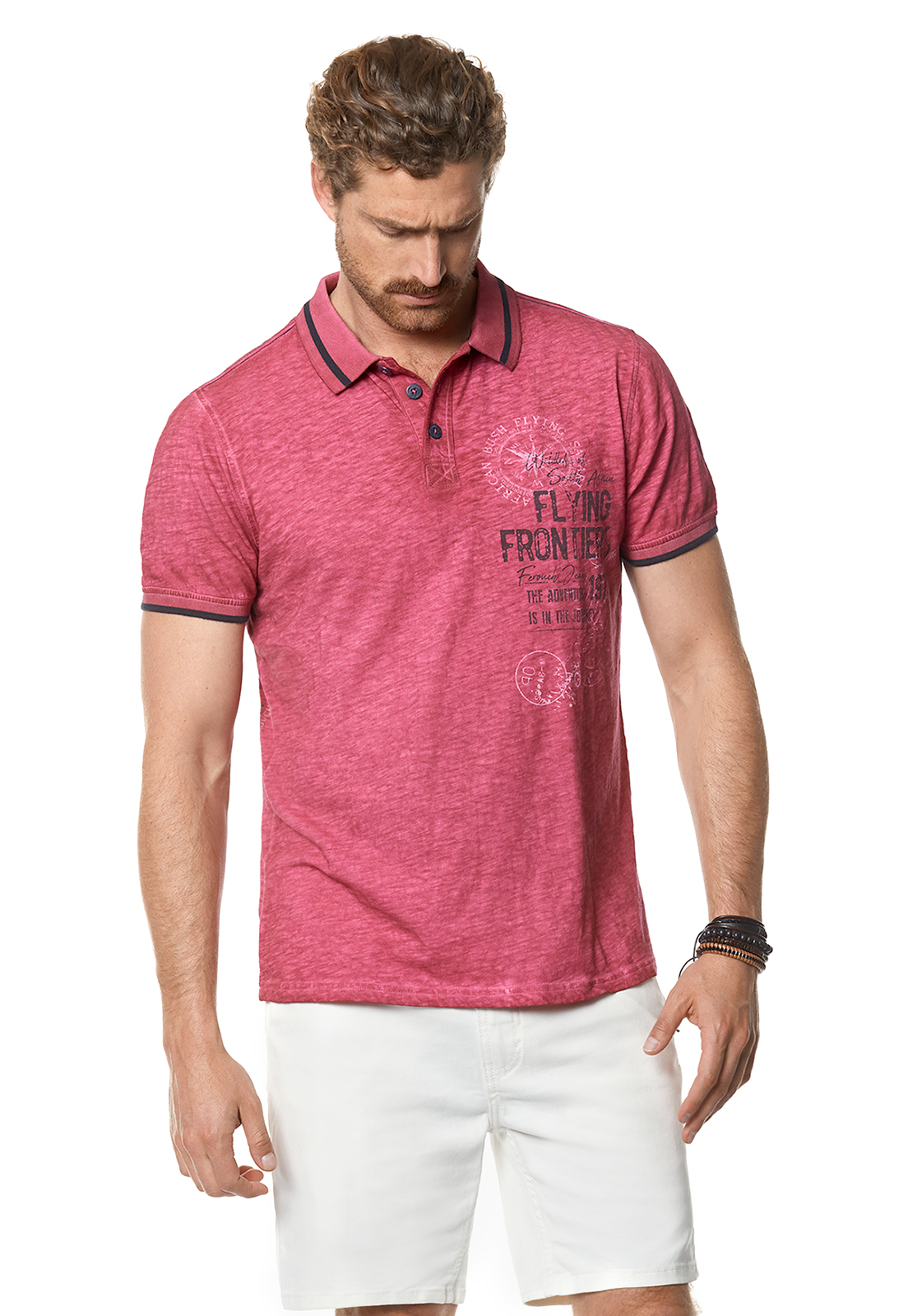 POLERA POLO MONTANA BORDEAUX - 1