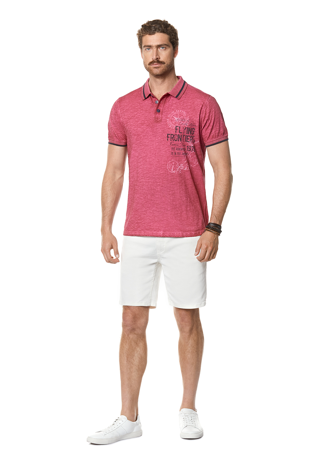POLERA POLO MONTANA BORDEAUX - 2