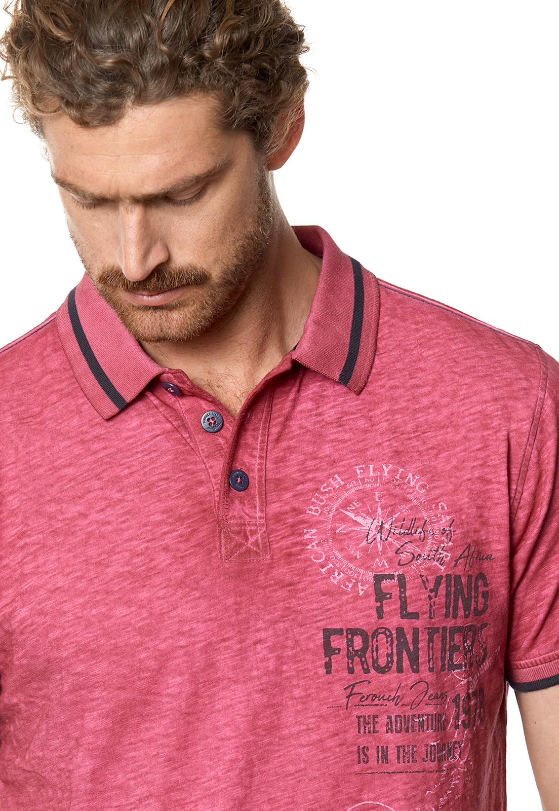 POLERA POLO MONTANA BORDEAUX - 4