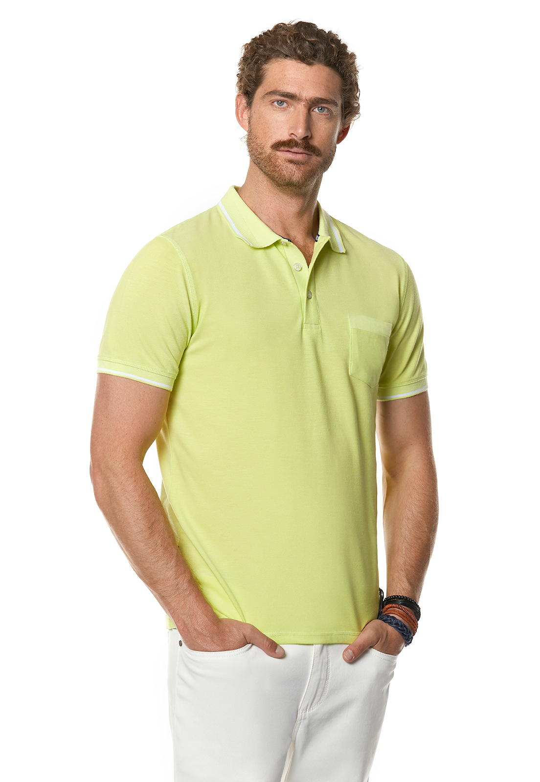 POLERA POLO GEORGIA PISTACHO - 1