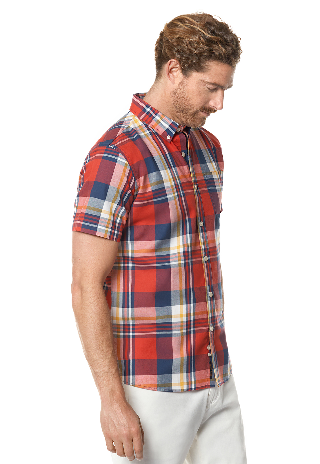 CAMISA CHECKERED COLORADO FJ RED - 1