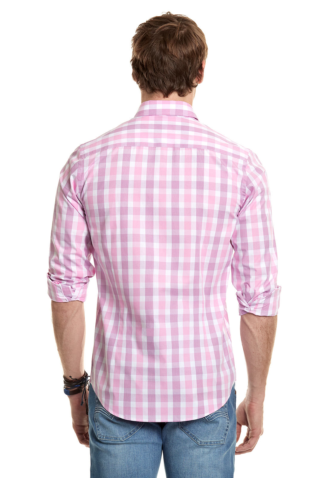 CAMISA CHECKERED CHICAGO FJ VIOLET - 3