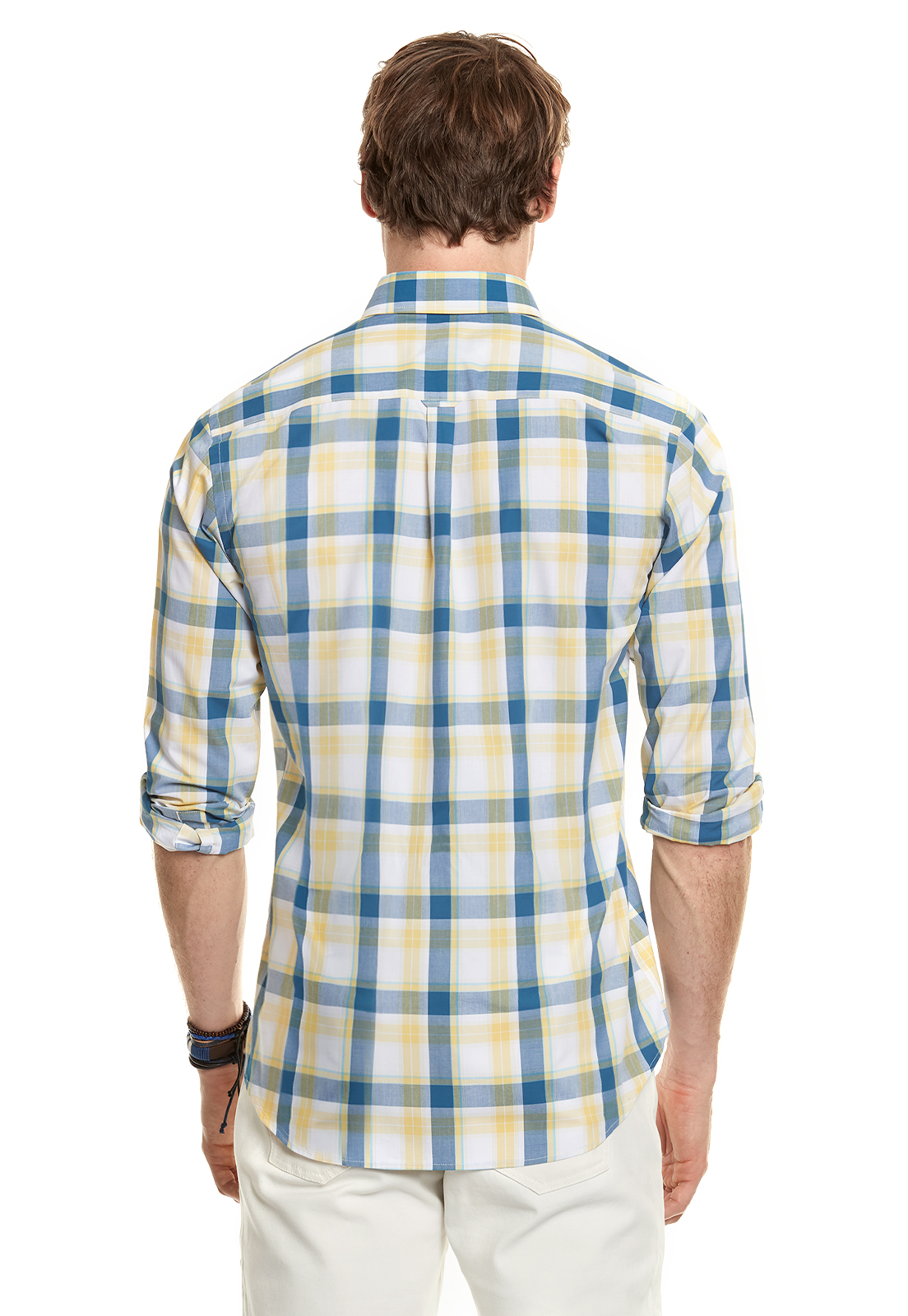 CAMISA CHECKERED KANSAS FJ YELLOW - 3