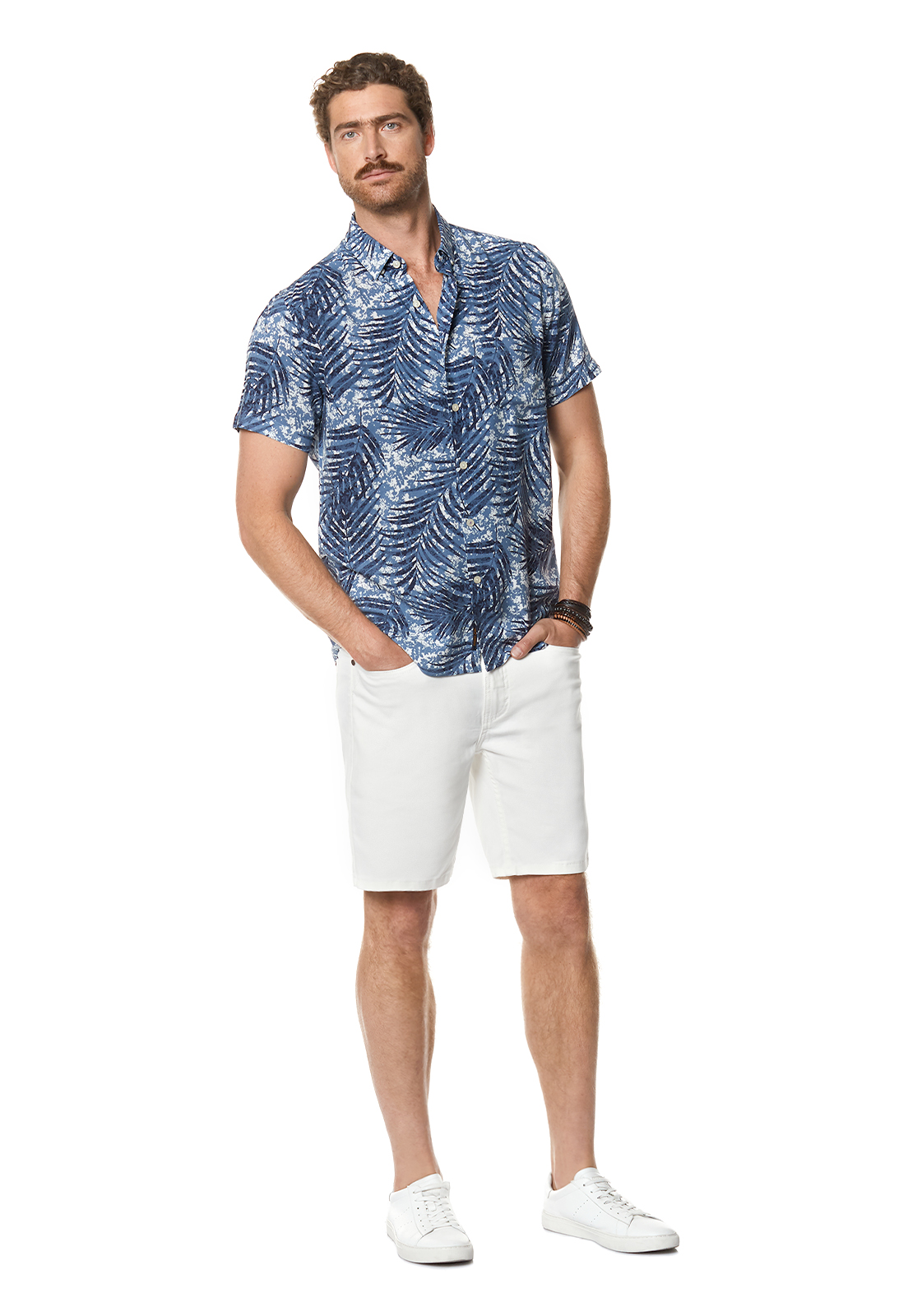 CAMISA ESTAMPADA NEVADA FJ BLUE - 2