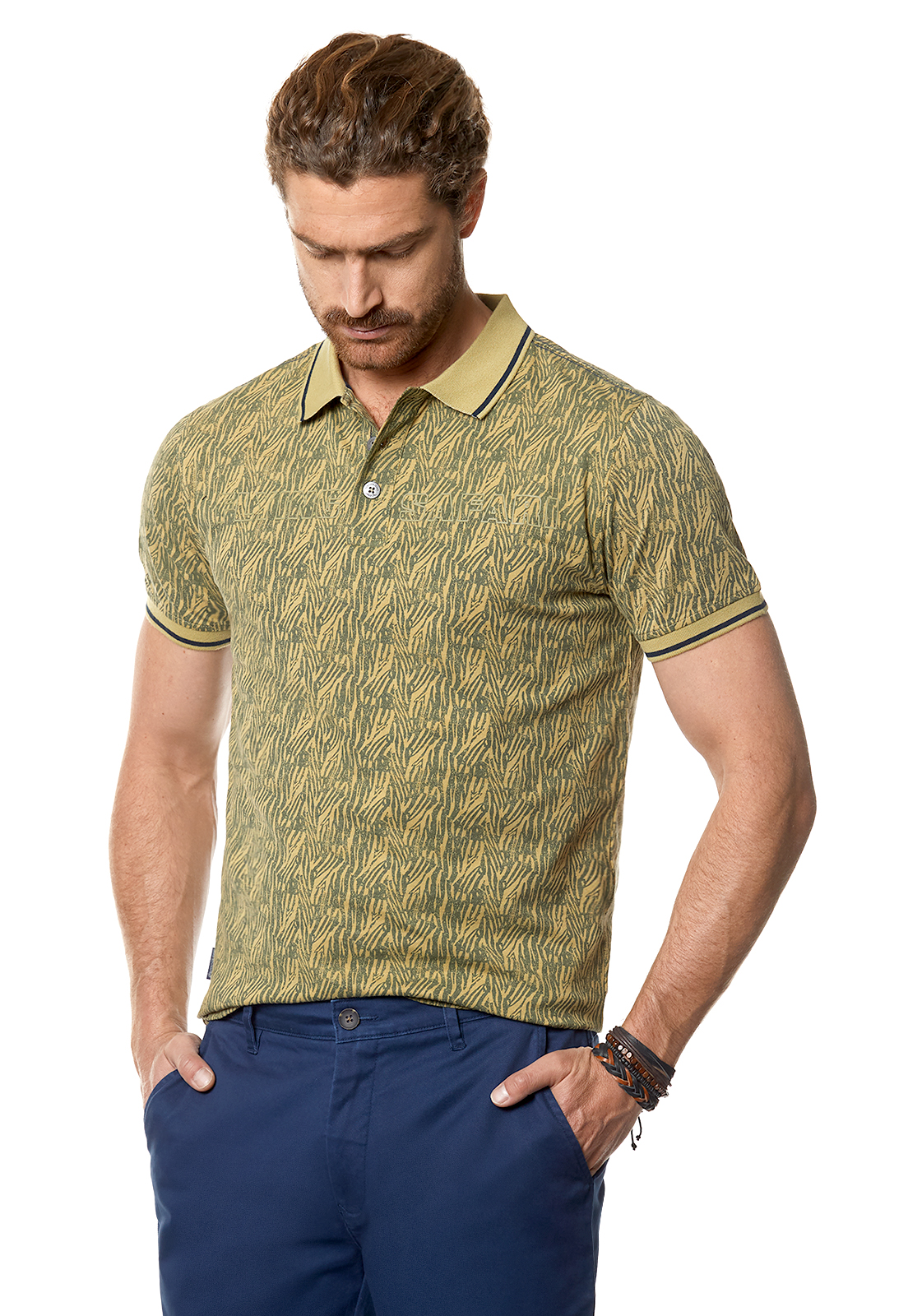 POLERA POLO OHIO LT MILITARY - 1