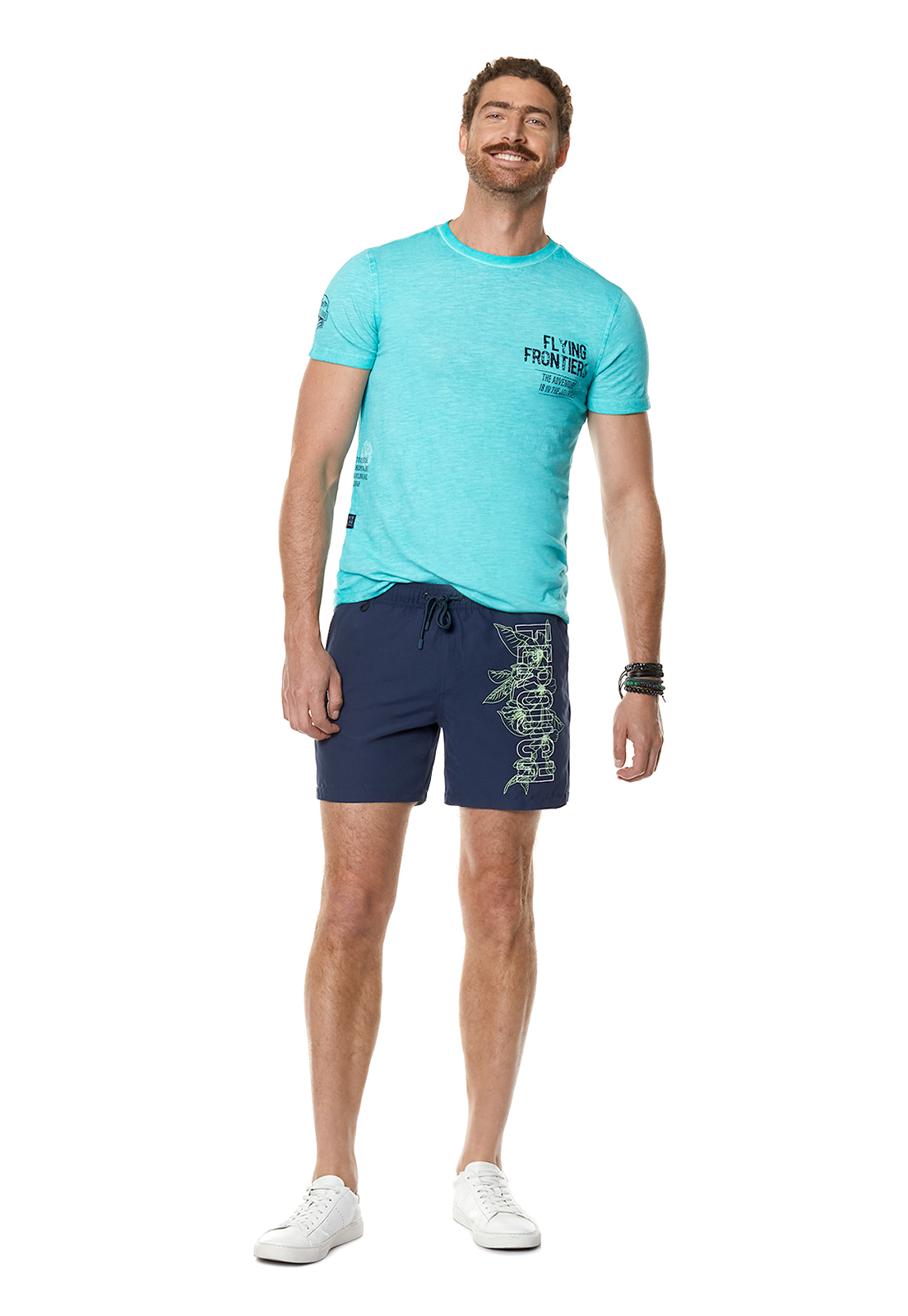 TRAJE DE BAÑO SPORT PRINTED NAVY - 2