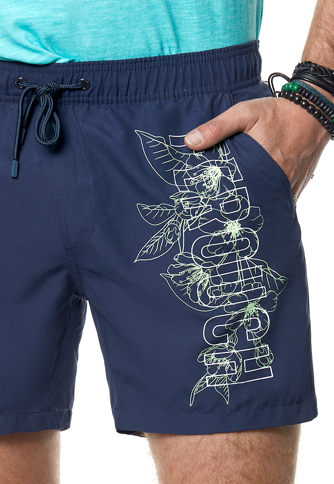 TRAJE DE BAÑO SPORT PRINTED NAVY - 4