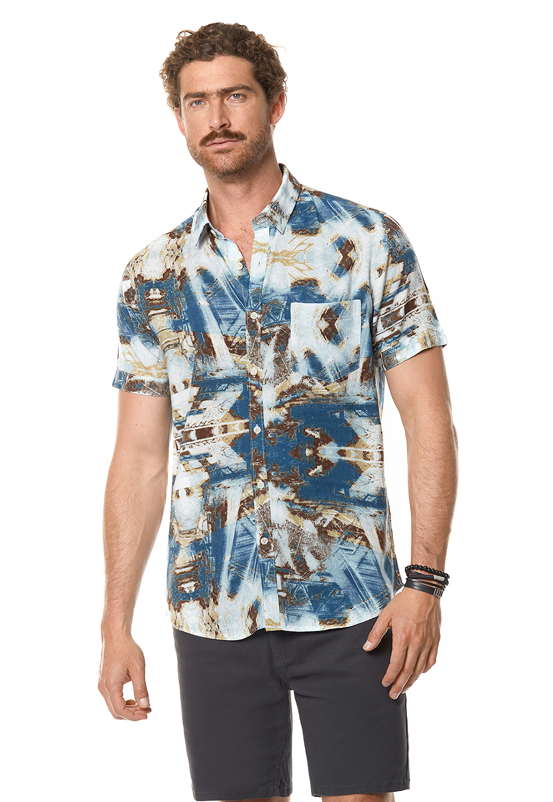 CAMISA ESTAMPADA ARIZONA FJ BROWN - 1