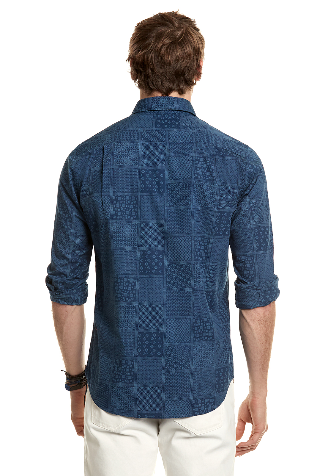 CAMISA ESTAMPADA GEORGIA FJ NAVY - 3