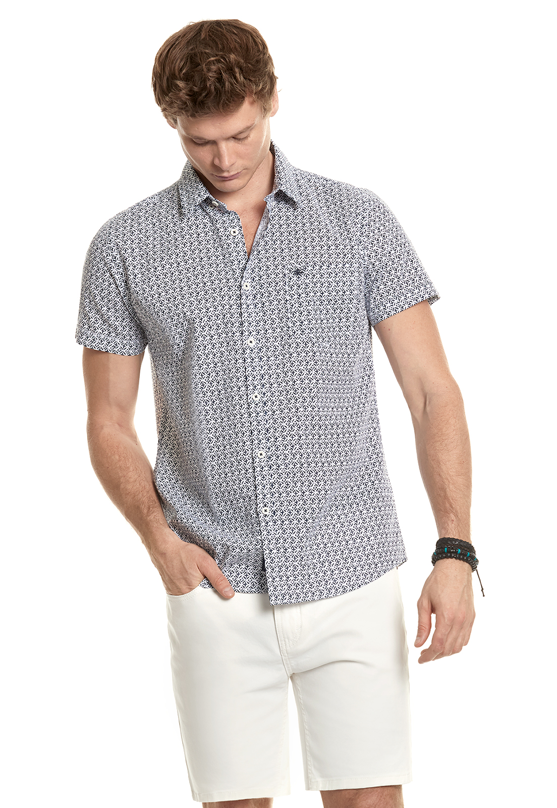 CAMISA ESTAMPADA OLYMPIA F WHITE - 1