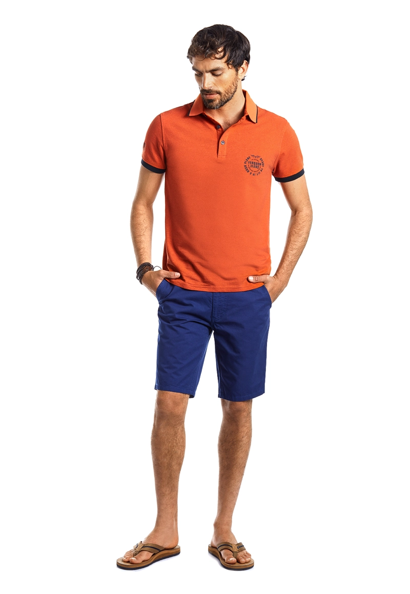 BERMUDA HOMBRE FEROUCH BLUE GARMENT DYED - 2