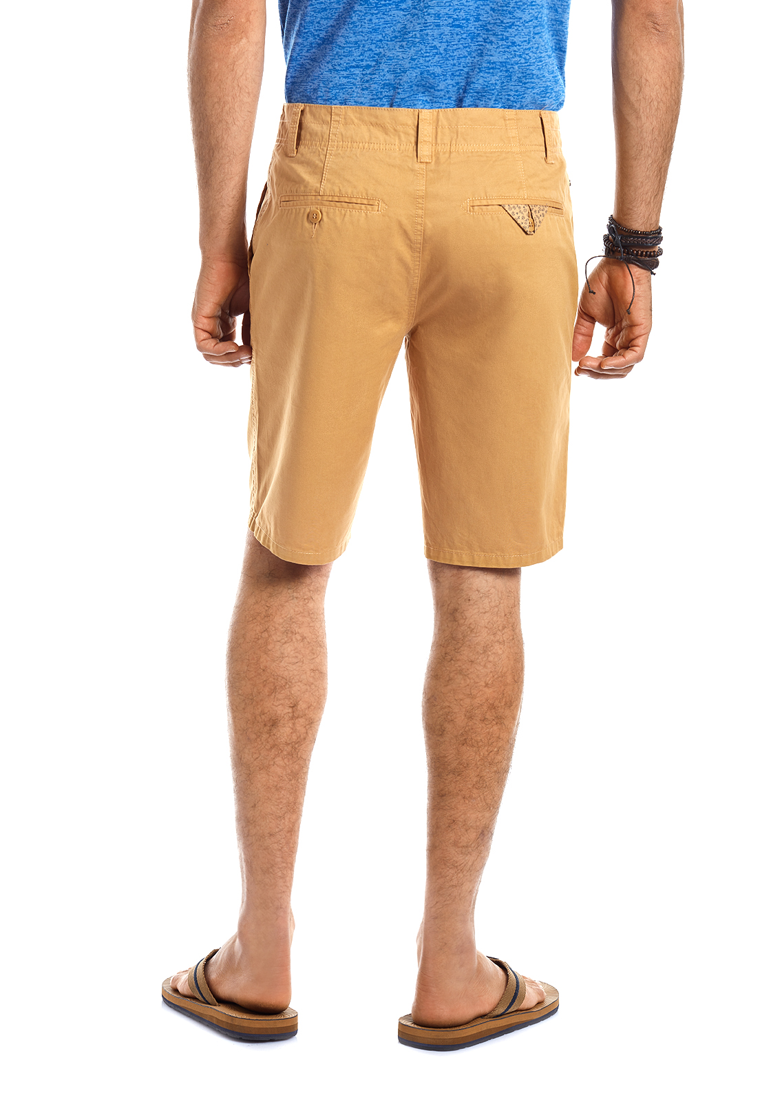 BERMUDA GARMENT DYED MUSTARD - 3