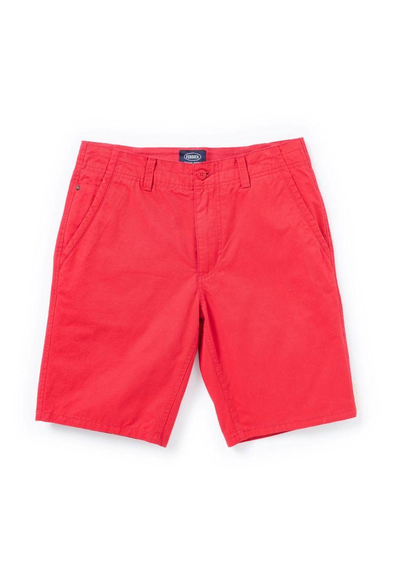BERMUDA HOMBRE FEROUCH RED GARMENT DYED - 5