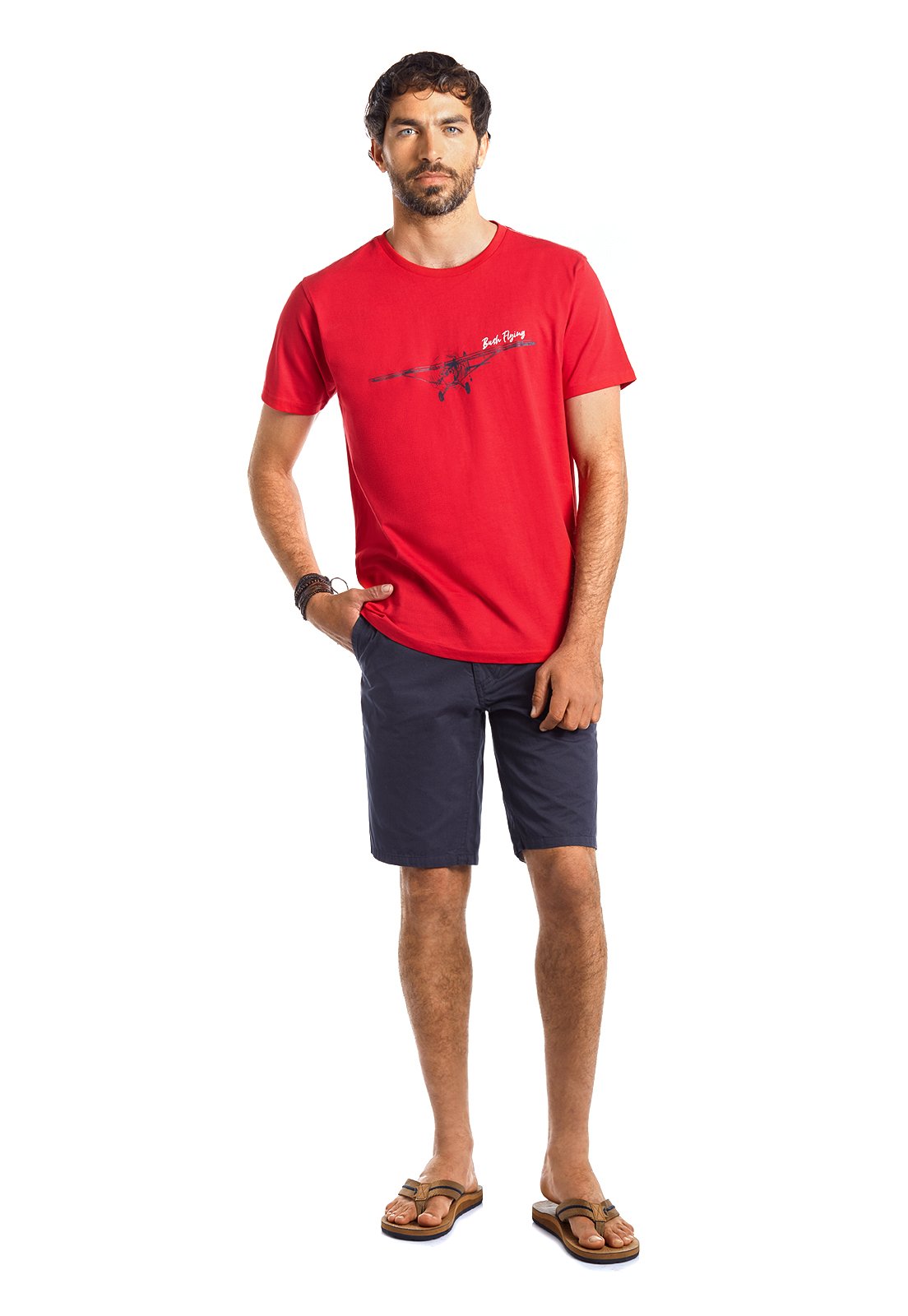 BERMUDA GARMENT DYED DK STONE - 2
