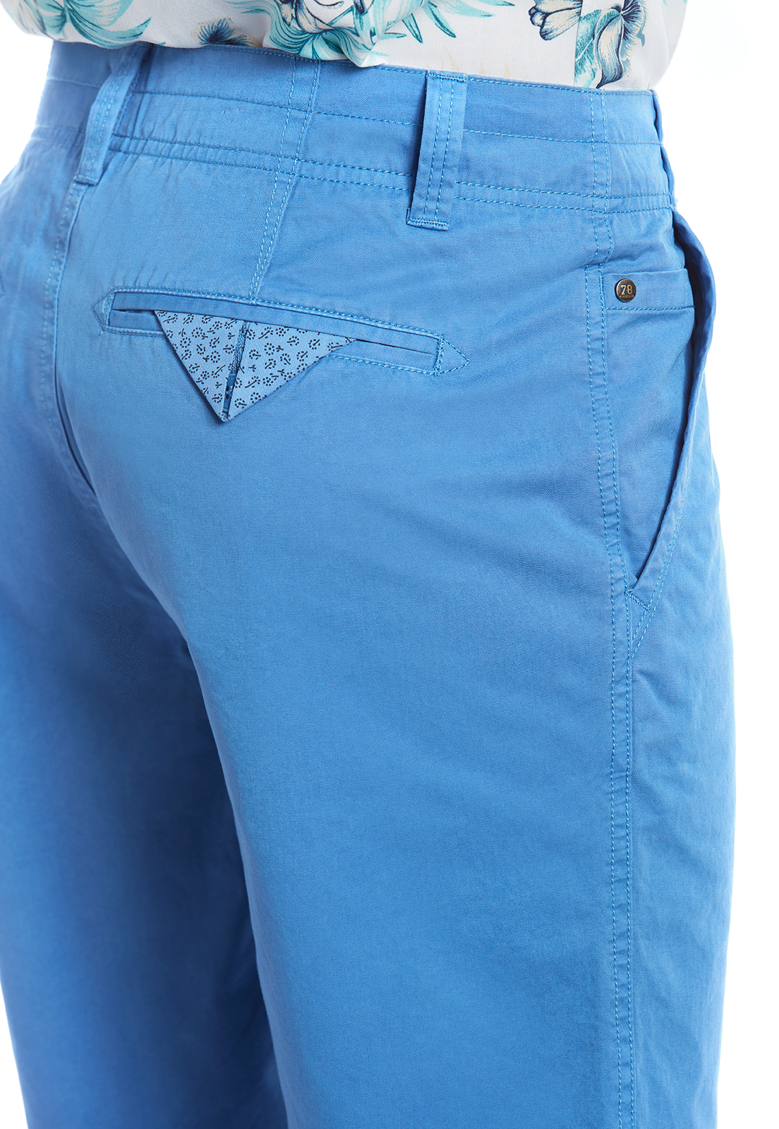 BERMUDA GARMENT DYED STEEL - 4
