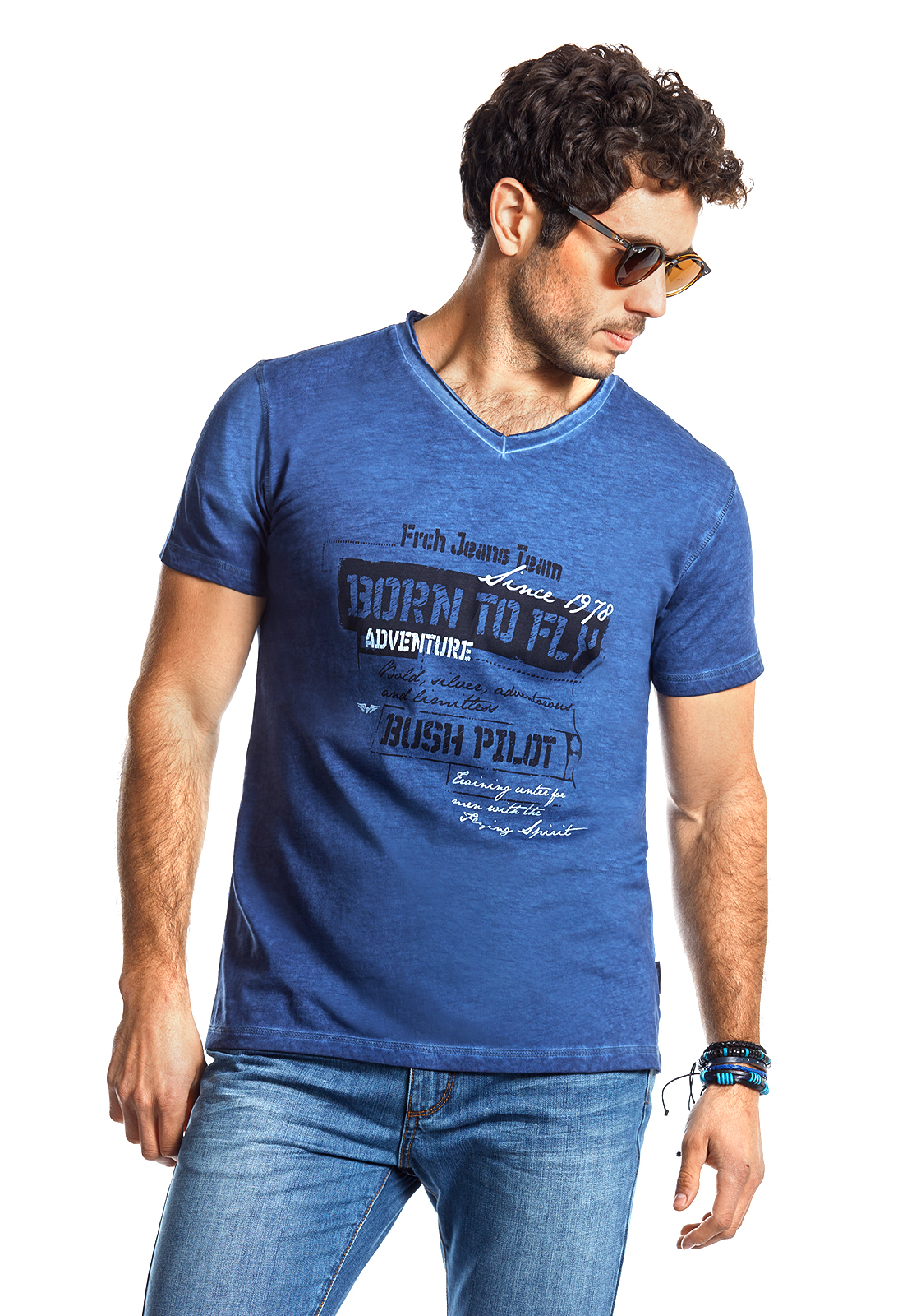 POLERA VIRGINIA NAVY - 1