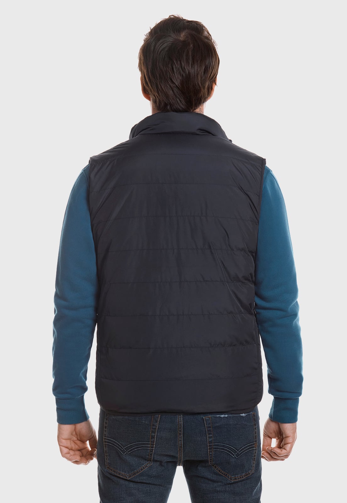 CHAQUETA SIN MANGAS REVERSIBLE FJ NAVY - 3