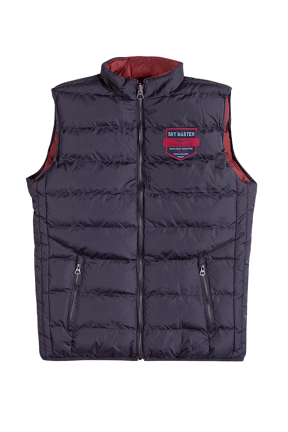 CHAQUETA SIN MANGAS REVERSIBLE FJ NAVY - 4