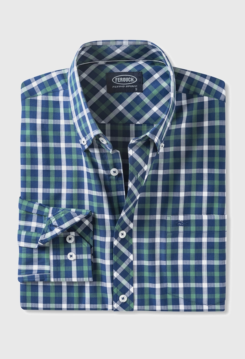 CAMISA CHECKERED MADISON F GREEN - 5