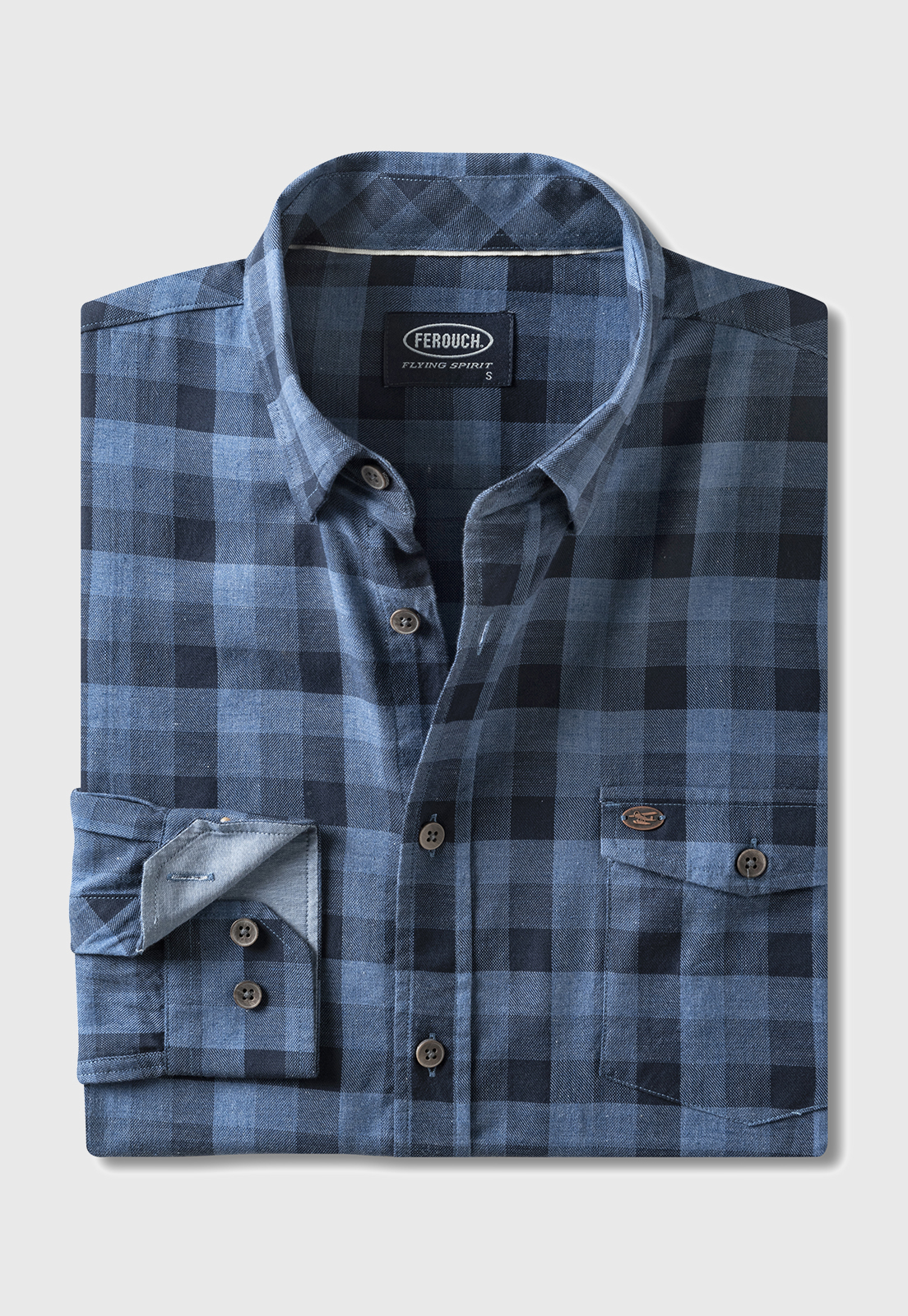 CAMISA CHECKERED DAKOTA F STEEL - 5