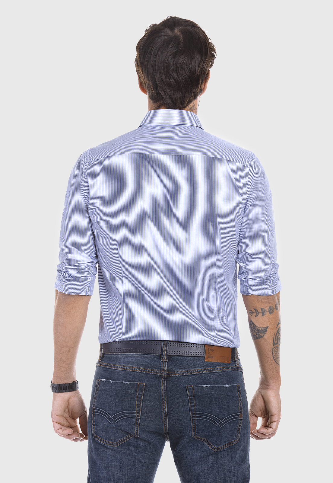 CAMISA STRIPED COLLEGE F DK. NAVY - 3