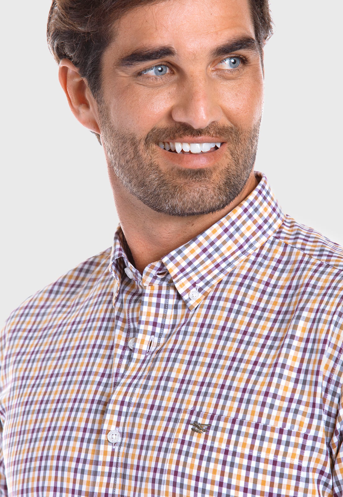 CAMISA CHECKERED ARIZONA MUSTARD - 4