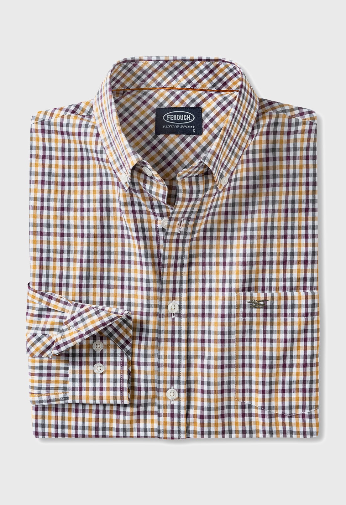 CAMISA CHECKERED ARIZONA MUSTARD - 5