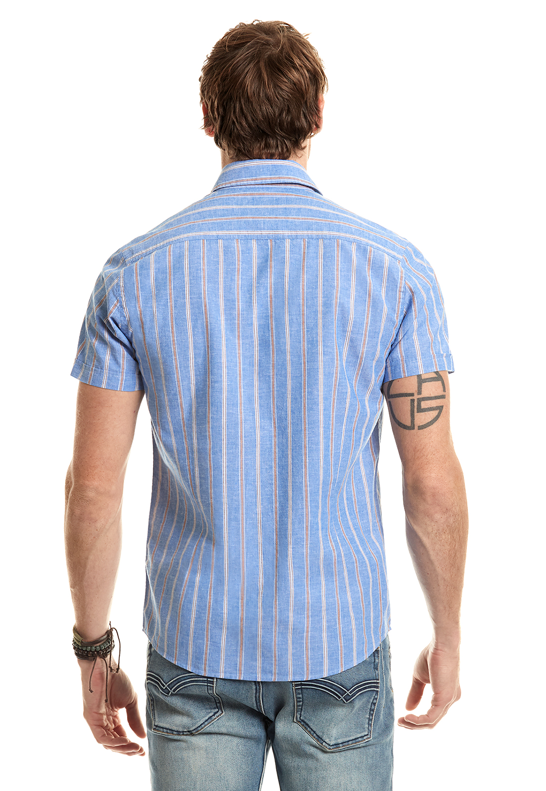 CAMISA STRIPED ST LOUIS F NAVY - 3