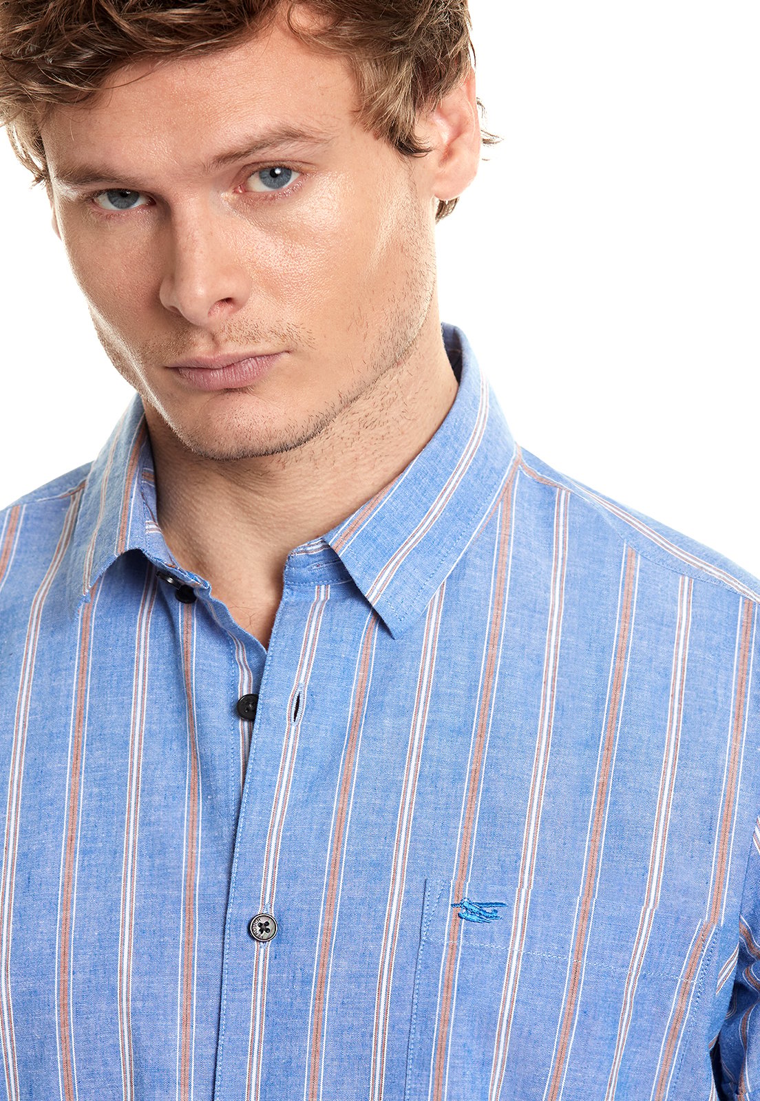 CAMISA STRIPED ST LOUIS F NAVY - 4