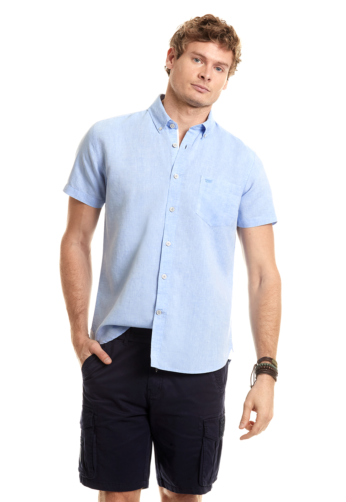 CAMISA SPORT ATLANTA F BLUE - 1
