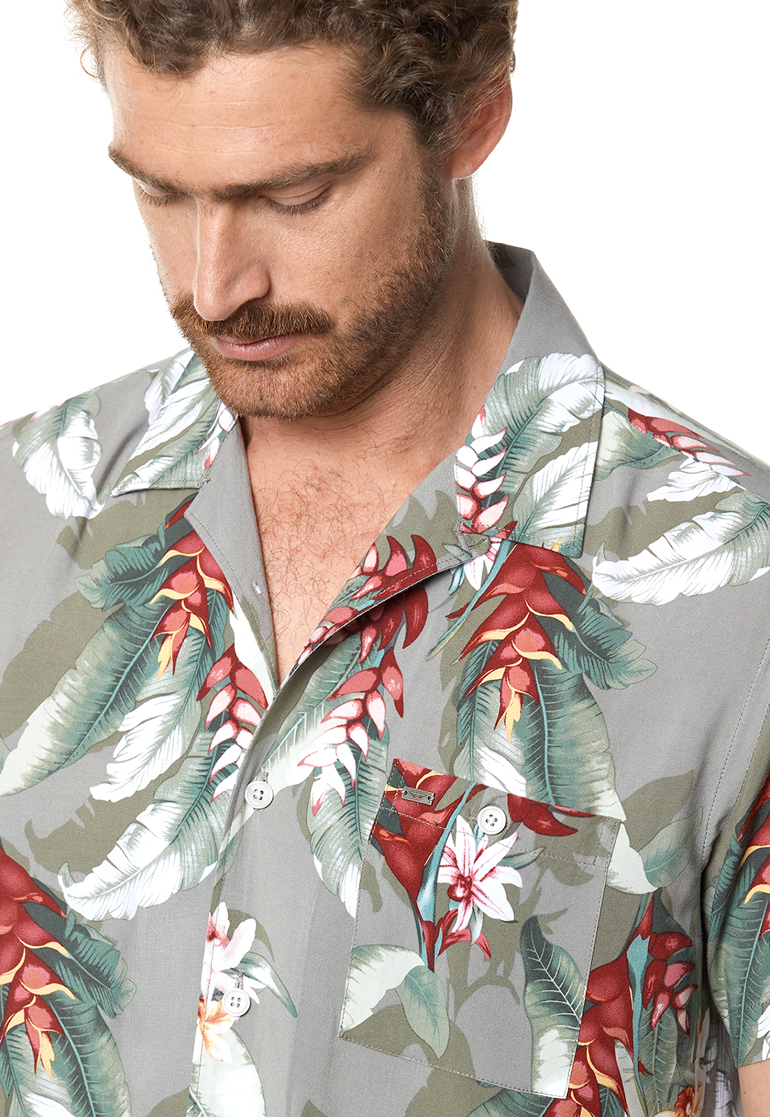 CAMISA ESTAMPADA LIZ FJ MILITARY - 4