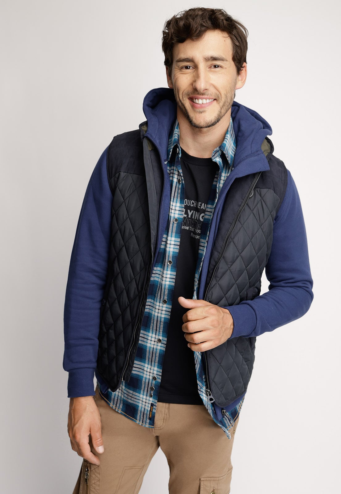 CHAQUETA SIN MANGAS SILVER F DK. NAVY - 1