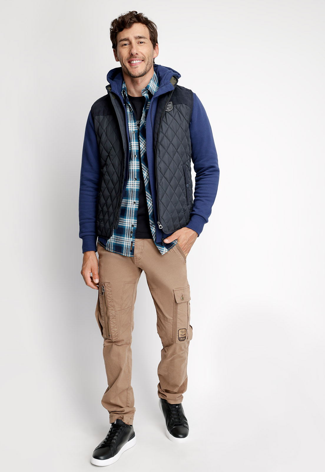 CHAQUETA SIN MANGAS SILVER F DK. NAVY - 4