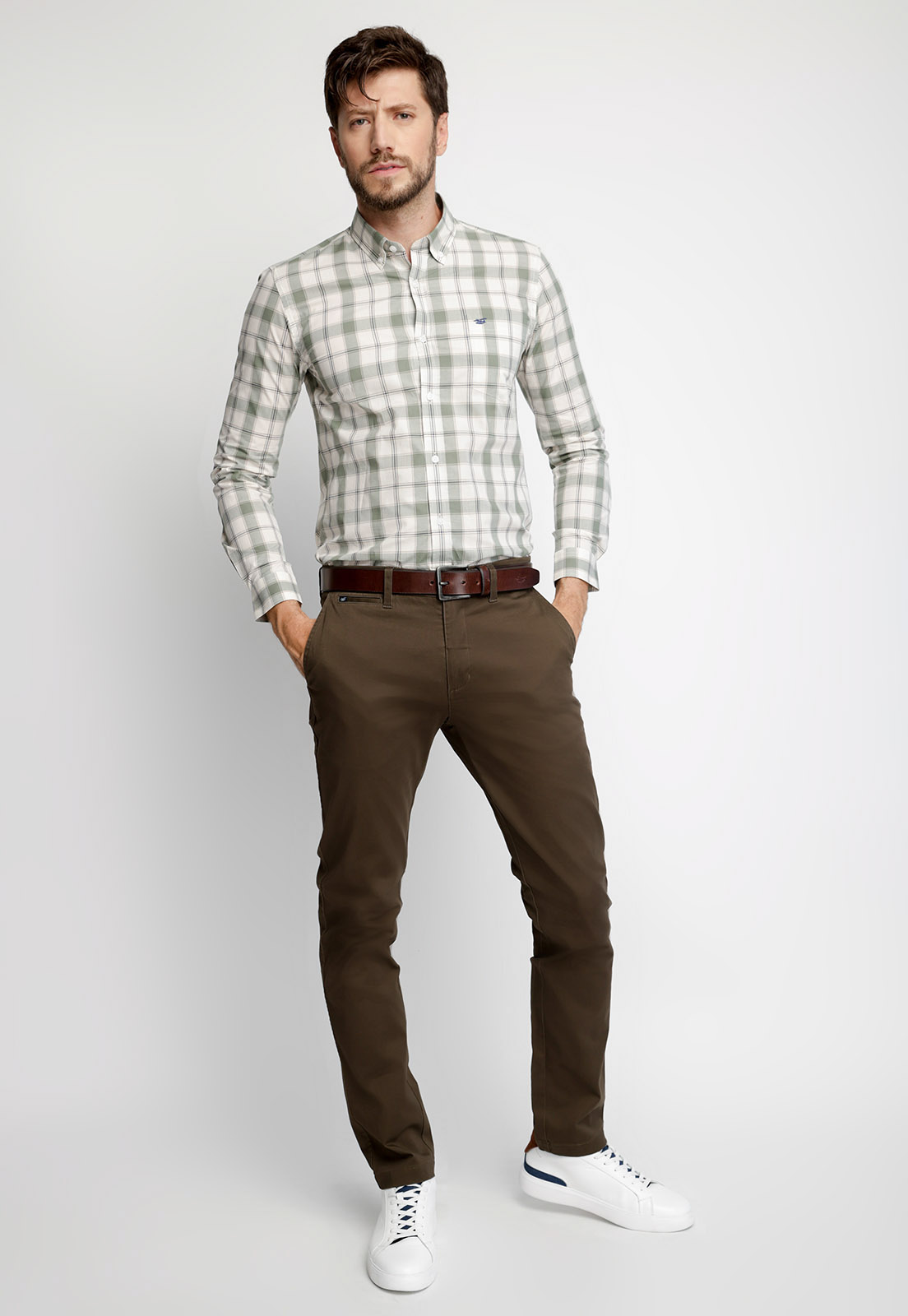 CAMISA CHECKERED HARLEM F GREEN - 4