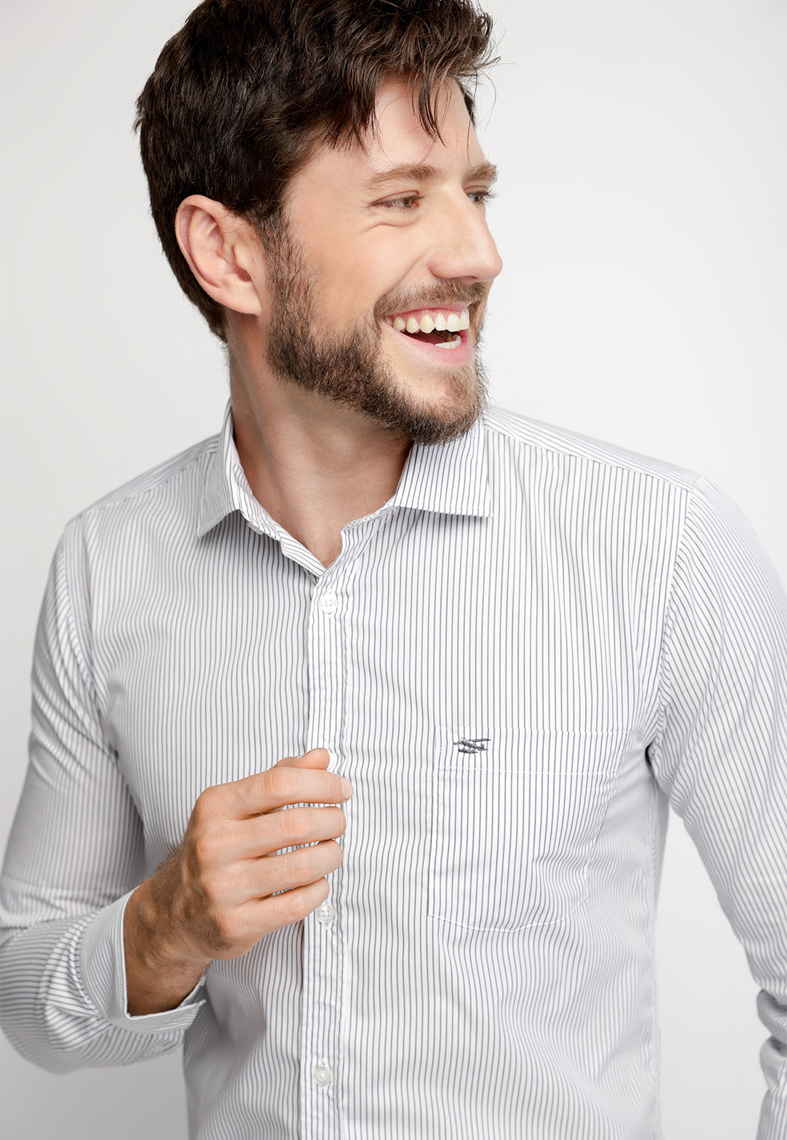 CAMISA SMART CASUAL HOUSTON METAL - 3