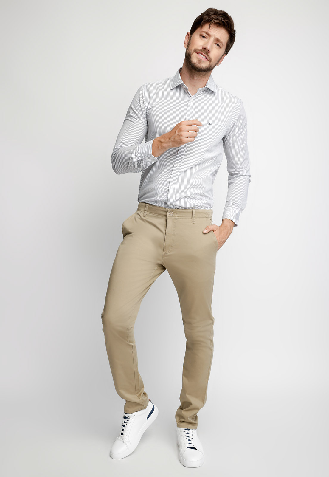 CAMISA SMART CASUAL HOUSTON METAL - 4