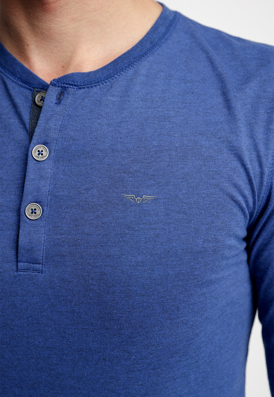 POLERA MARYLAND BLUE MELANGE - 3