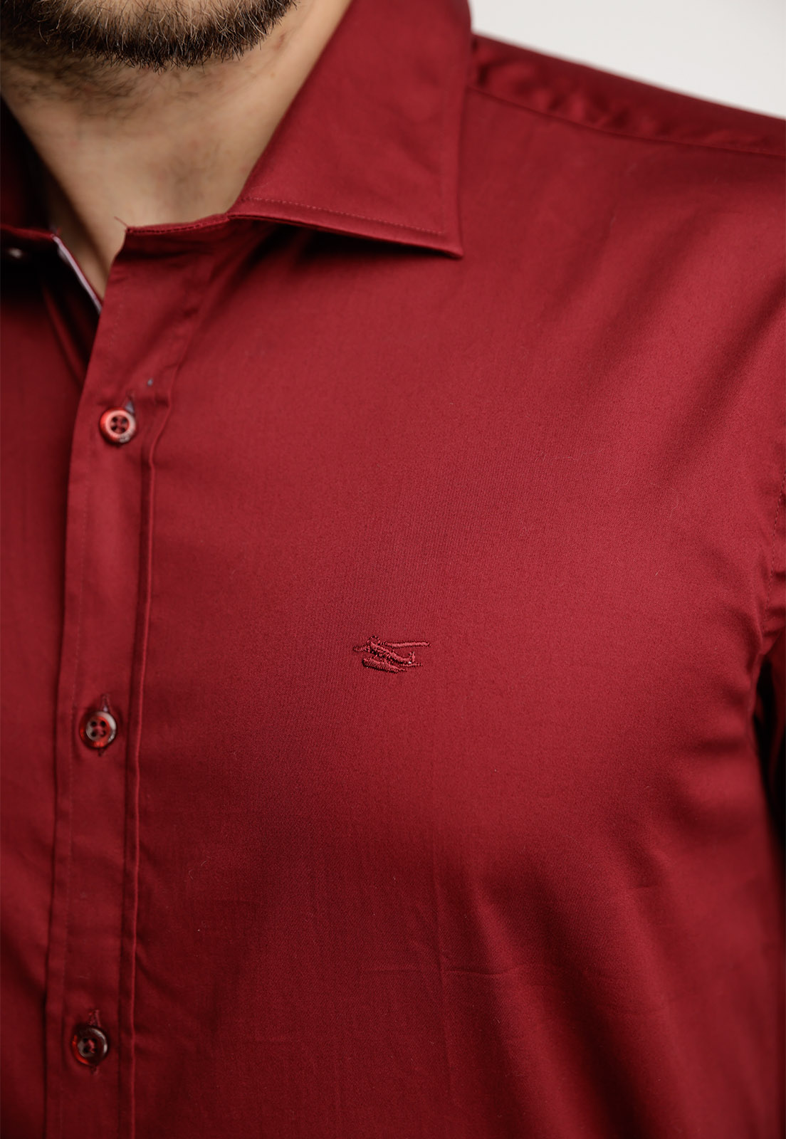 CAMISA SMART CASUAL AUSTIN CABERNET - 3