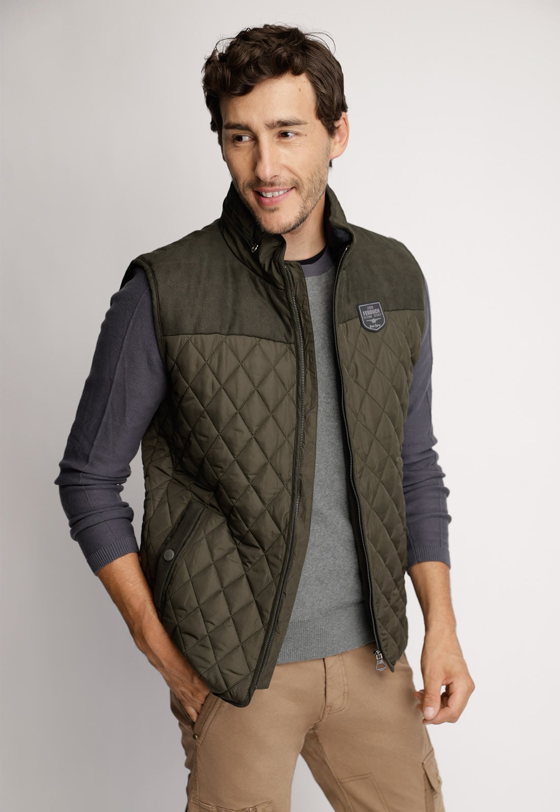 CHAQUETA SIN MANGAS SILVER F MILITARY - 1
