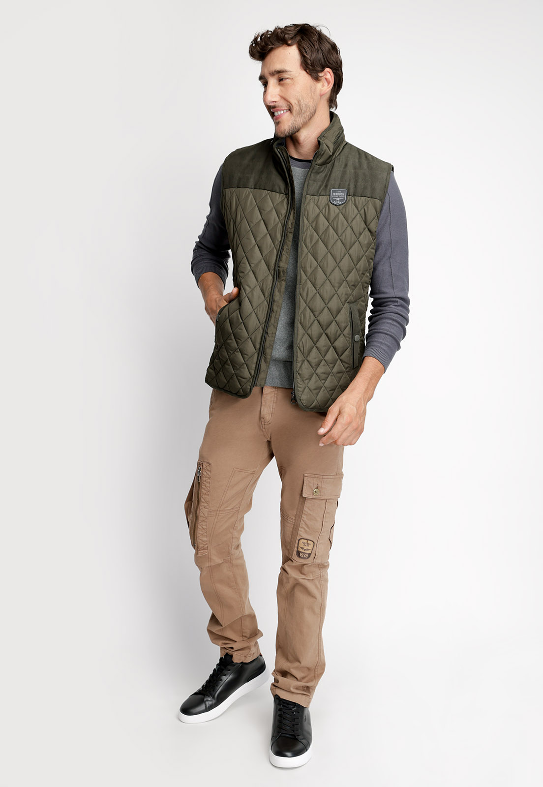 CHAQUETA SIN MANGAS SILVER F MILITARY - 4
