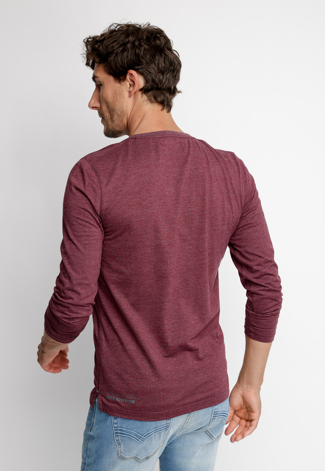 POLERA MARYLAND RED MELANGE - 2
