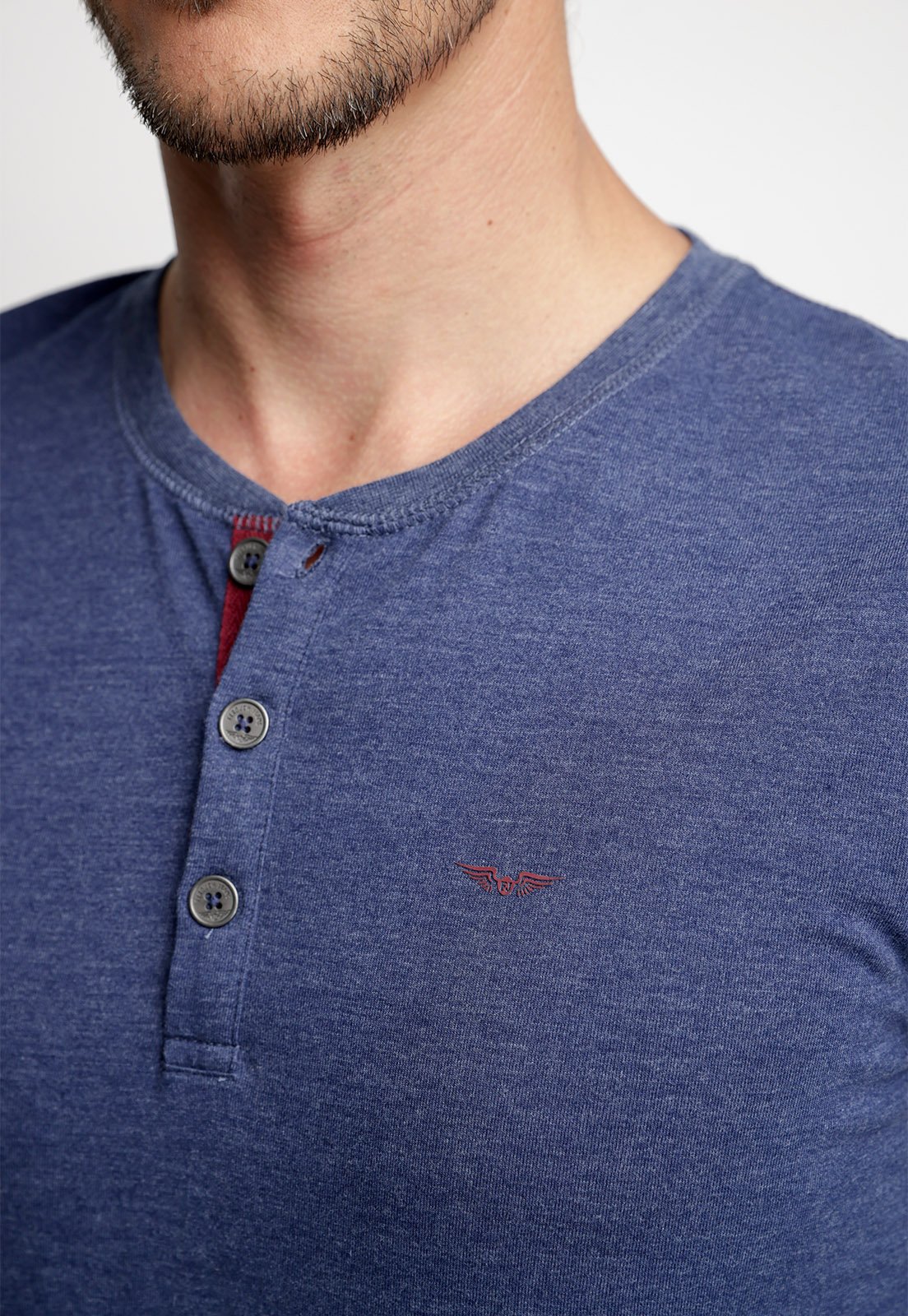 POLERA MARYLAND NAVY MELANGE - 3