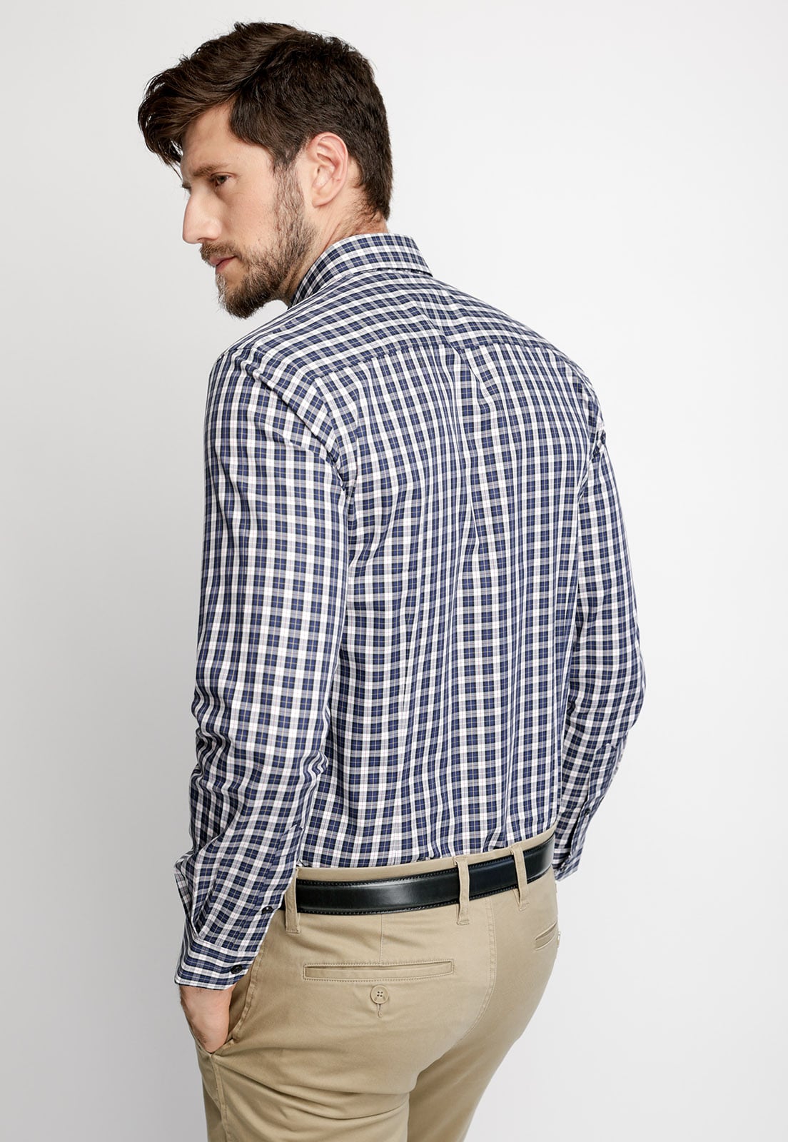 CAMISA SMART CASUAL BRISTOL NAVY - 2