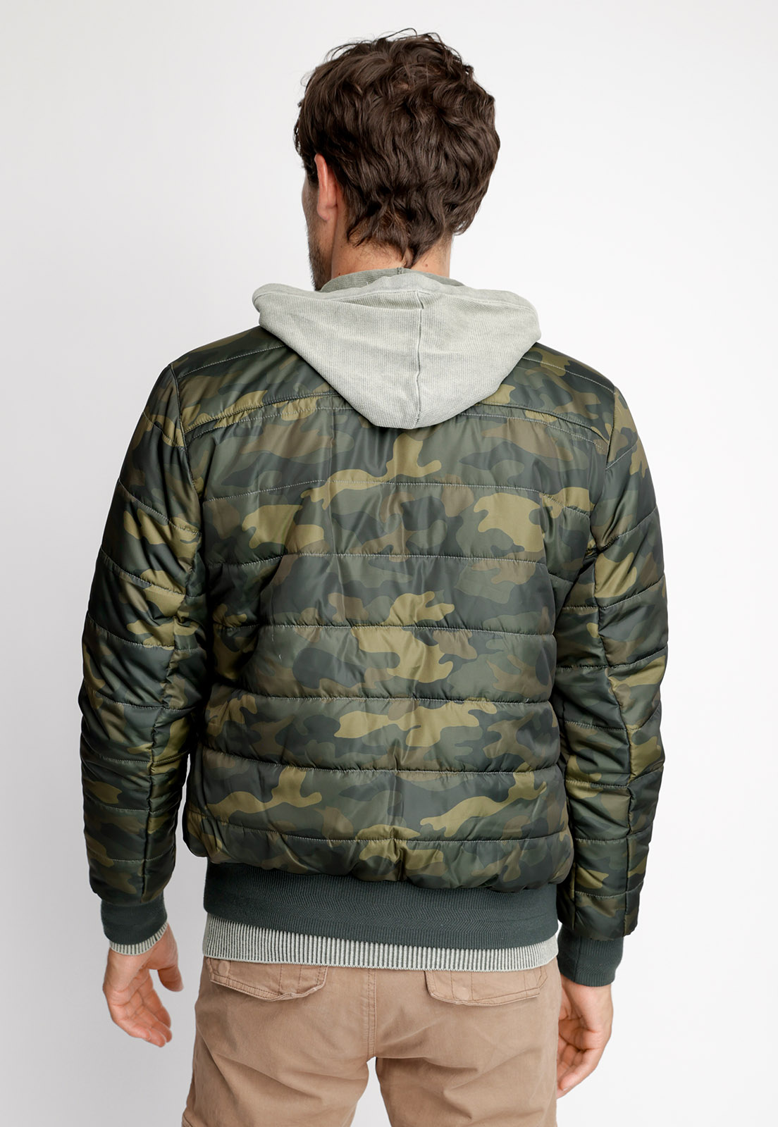 CHAQUETA BOMBER REVERSIBLE FJ MILITARY - 2